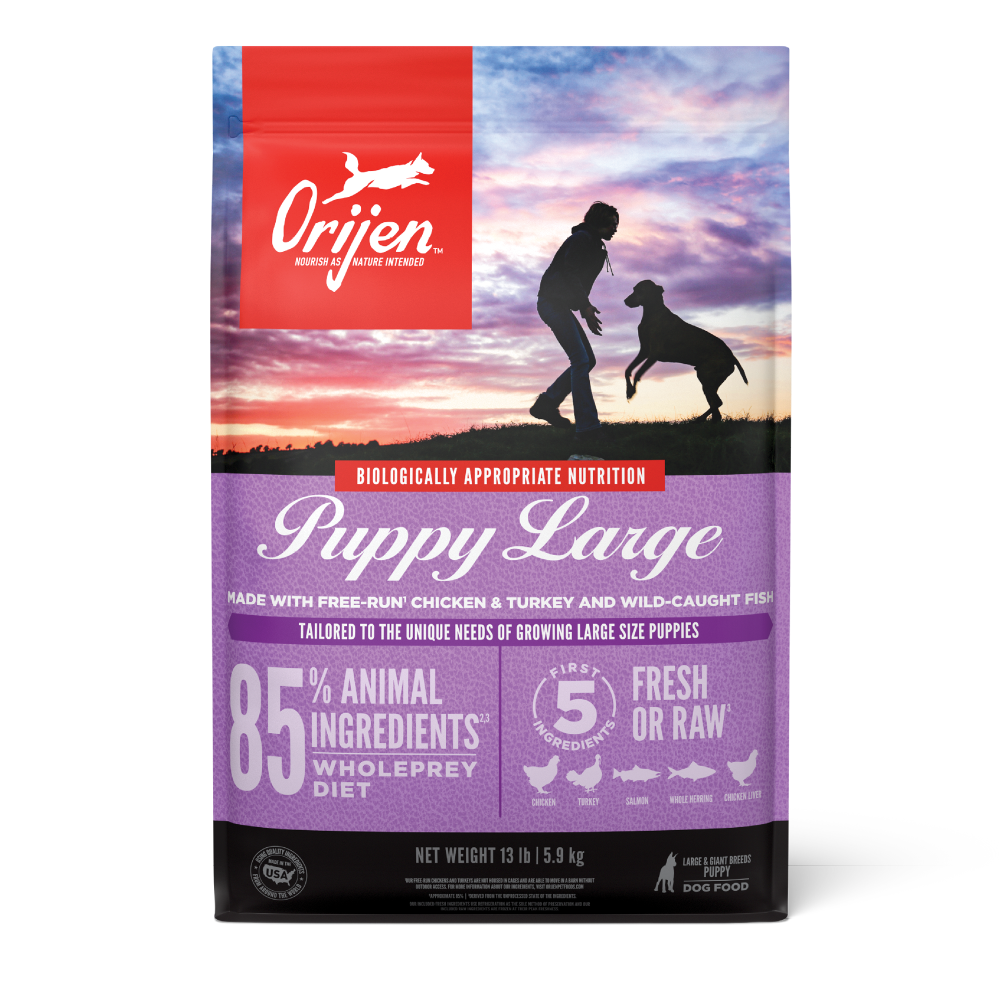 ORIJEN | Alimento seco para cachorros de razas grandes Puppy Large — imagen 2 — CORPF1B100333K10700