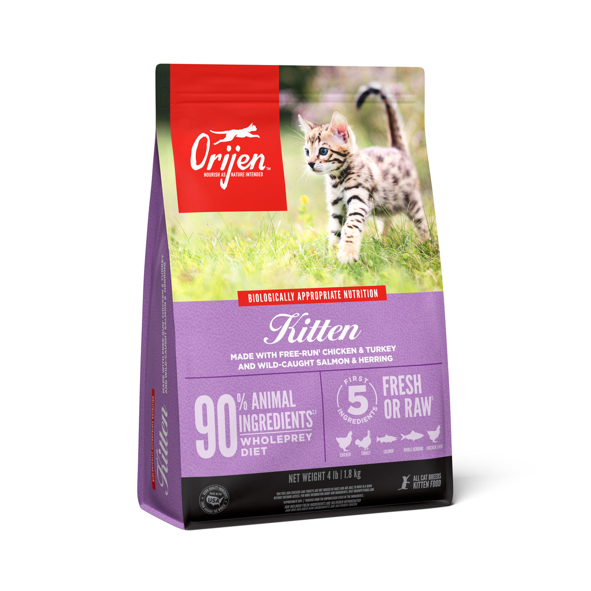 ORIJEN | Alimento seco para gatitos Kitten — imagen 3 — CORKF2B100531K01800