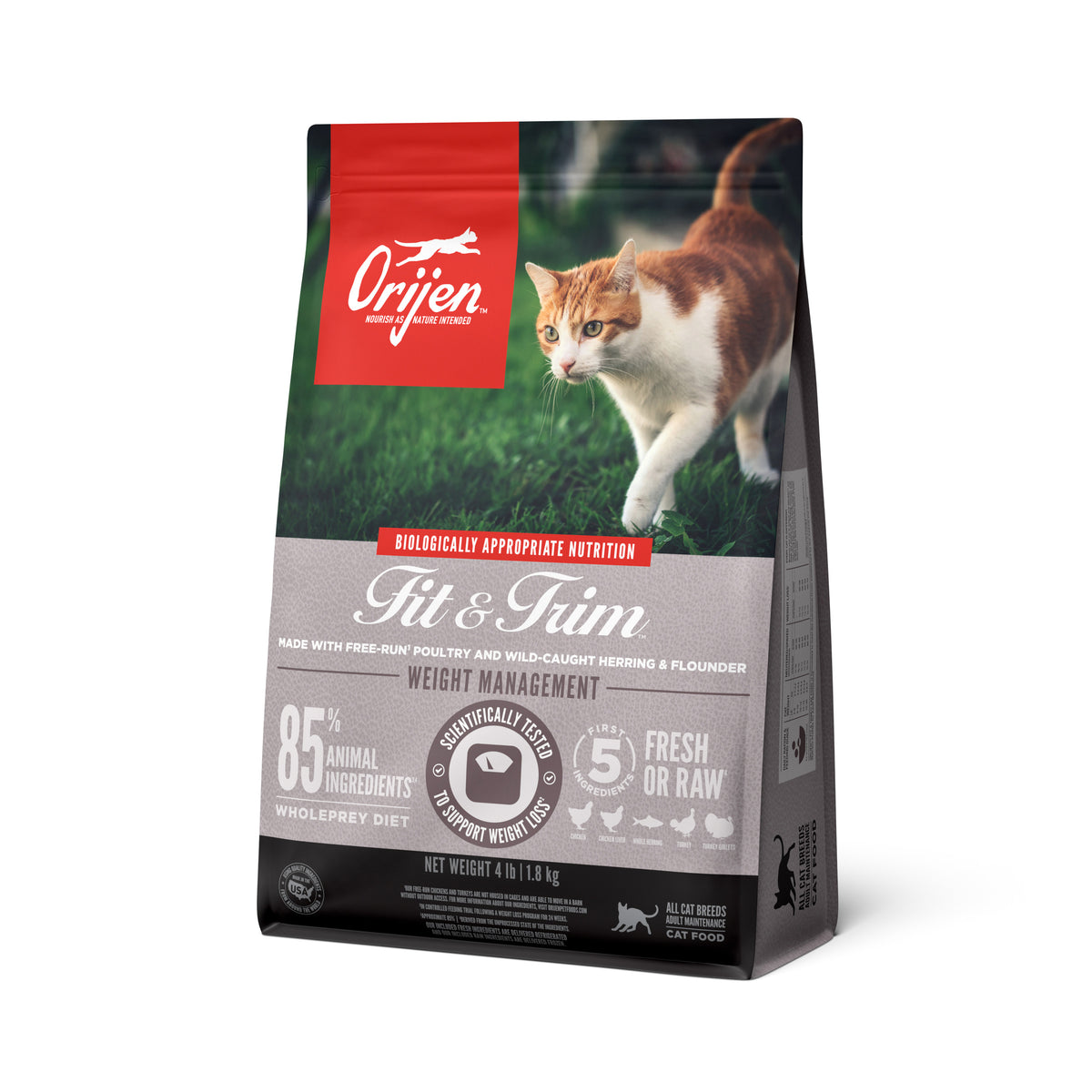 ORIJEN | Alimento seco para gatos adultos Fit & Trim — imagen 3 — CORFF2B100432K01800