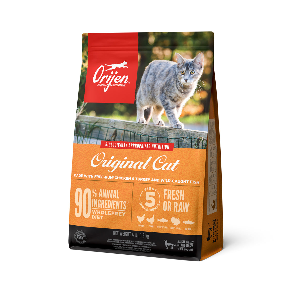 ORIJEN | Alimento seco para gatos adultos Original — imagen 3 — COROF2B100032K01800