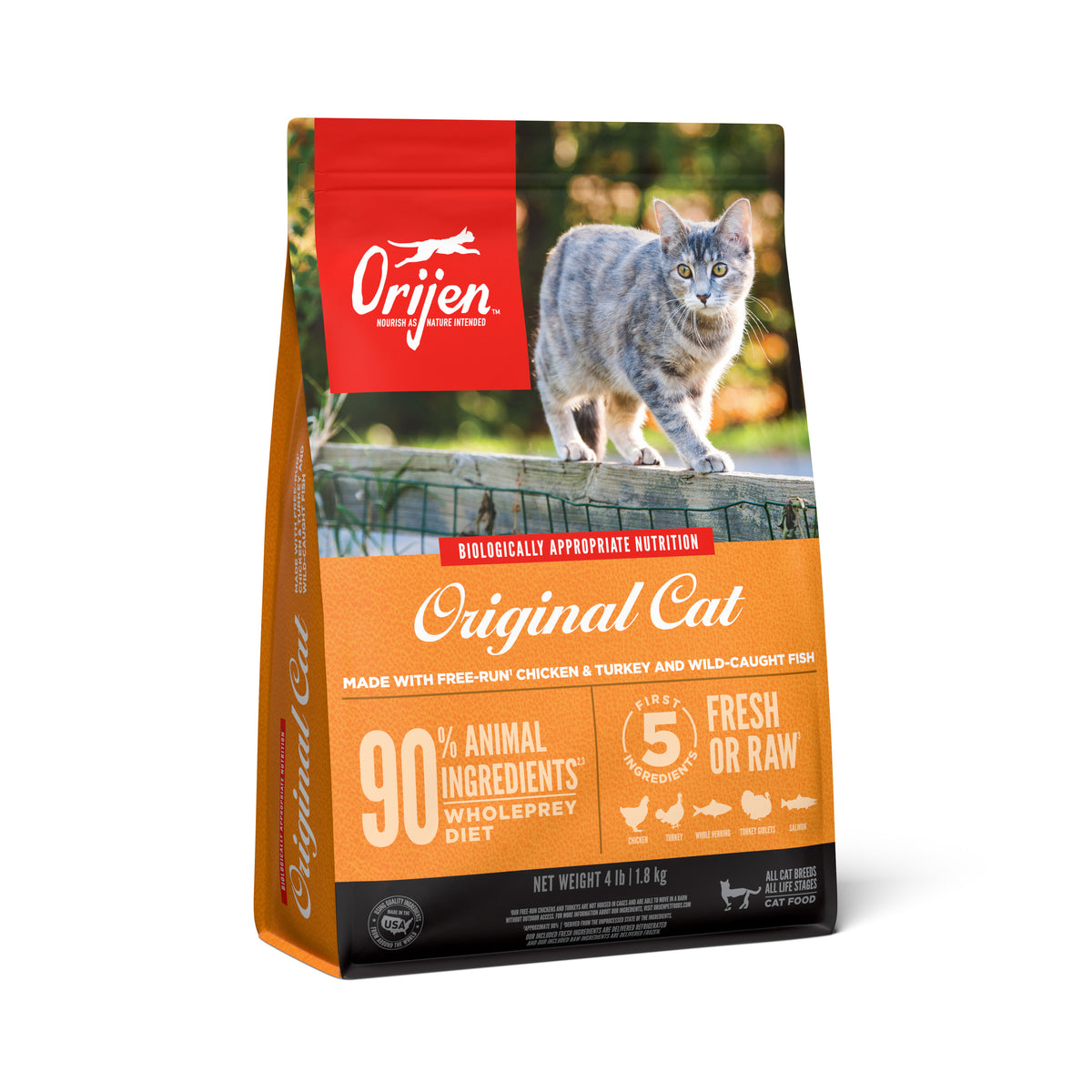 ORIJEN | Alimento seco para gatos adultos Original — imagen 4 — COROF2B100032K01800