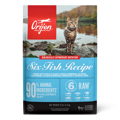 ORIJEN | Alimento seco para gatos adultos Six Fish — imagen 3 — CORSF2B100132K01800