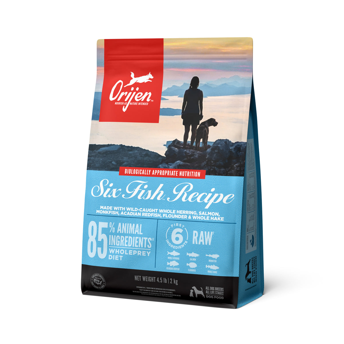 ORIJEN | Alimento seco para perros adultos Six Fish — imagen 2 — CORSF1B100433K02000