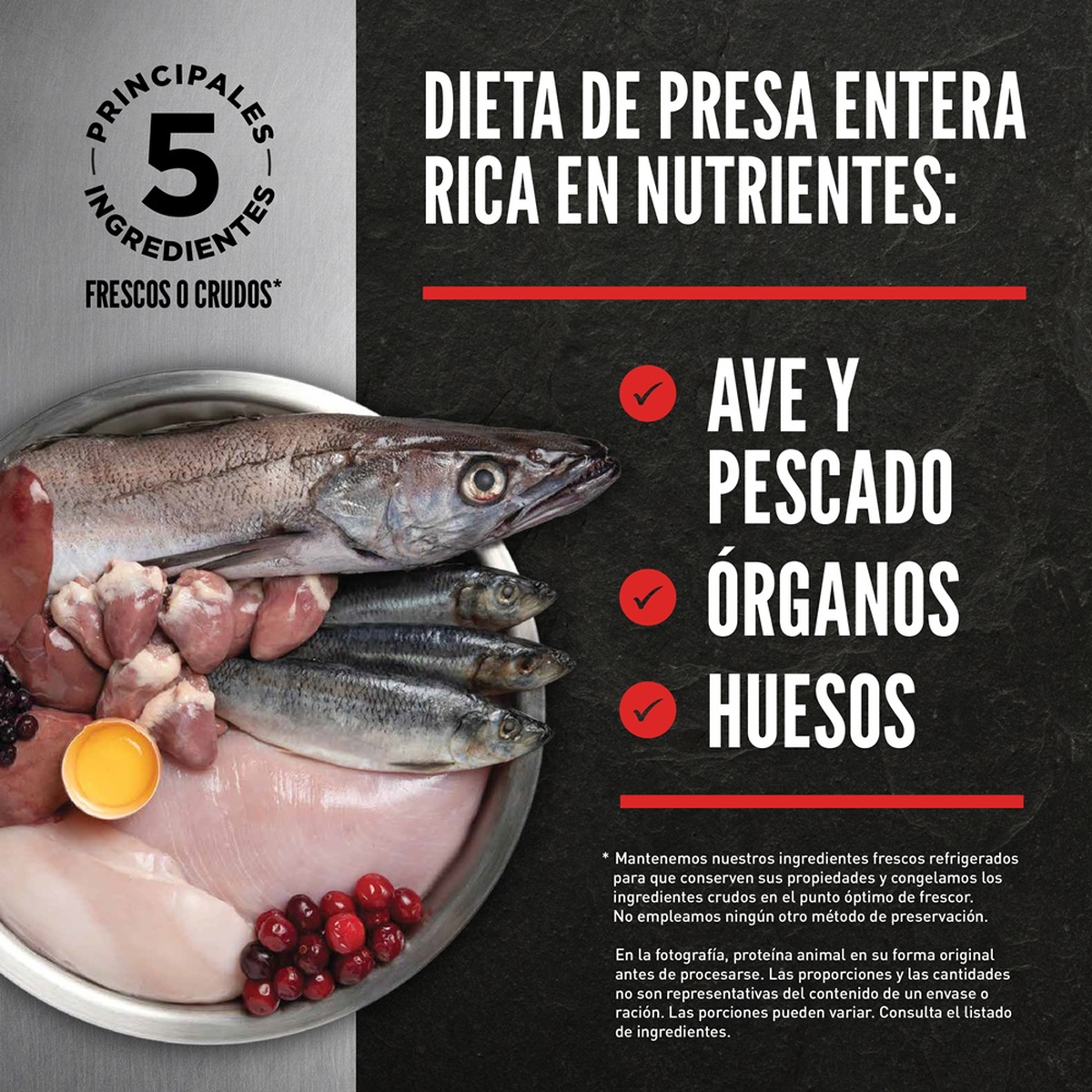 Orijen | Alimento seco para cachorros Puppy — Ingredientes de presa entera: aves, pescado, órganos y huesos
