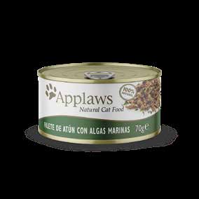 Applaws | Alimento húmedo complementario para gatos Filete de Atún con Algas Marinas (1 lata de 70g)