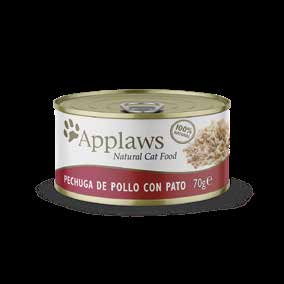 Applaws | Alimento húmedo complementario para gatos Pechuga de Pollo con Pato (1 lata de 70g)