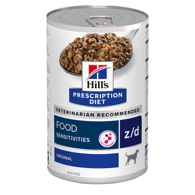 Hill's Prescription Diet | Alimento húmedo para perros Food Sensitivities z/d (Pack de 6 latas de 369 g)