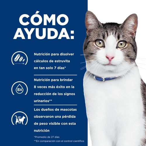 Hill's Prescription Diet | Alimento seco para gatos Urinary + Metabolic c/d Multicare