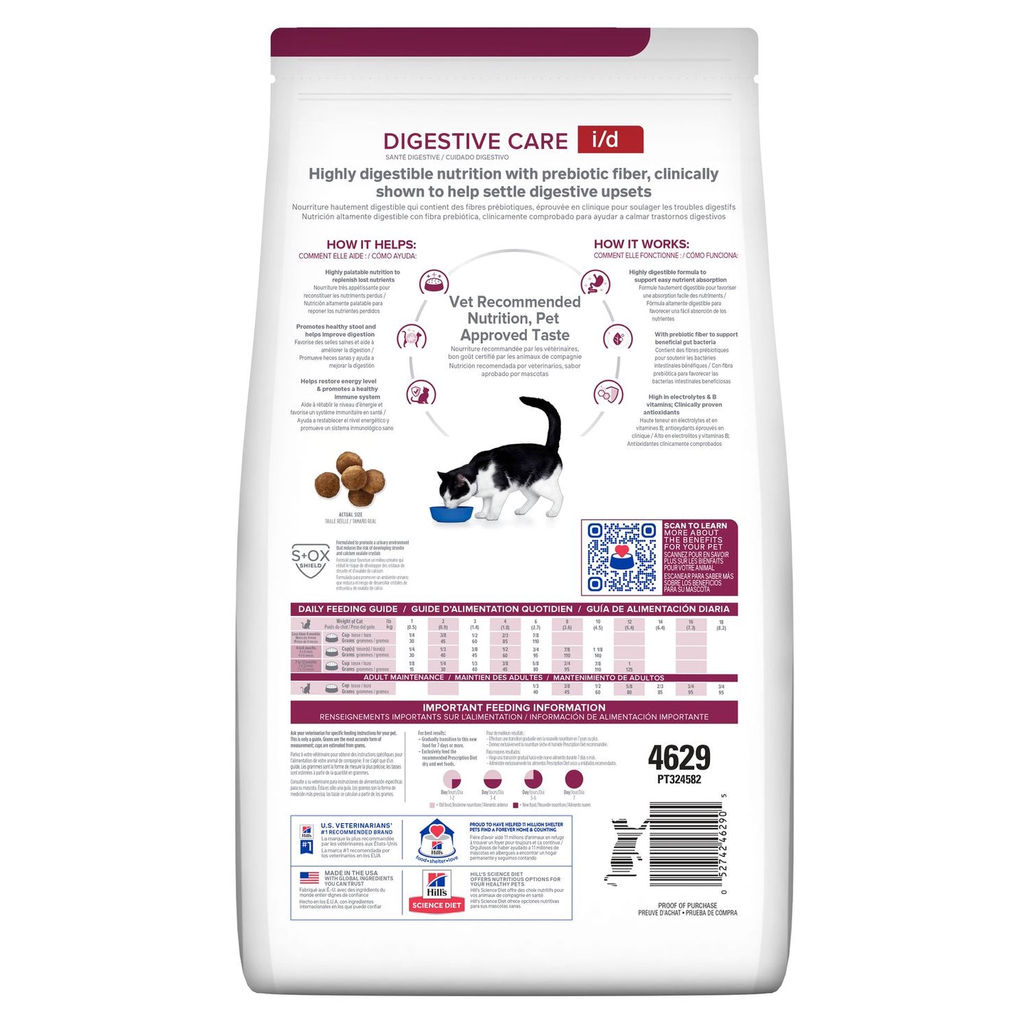 Hill's Prescription Diet | Alimento seco para gatos Digestive Care i/d