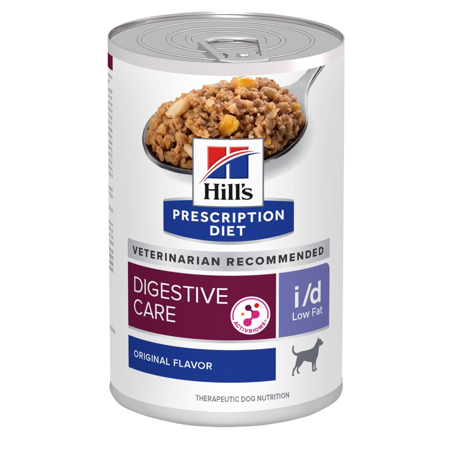 Hill's Prescription Diet | Alimento húmedo para perros Digestive Care i/d Low Fat (Pack de 6 latas de 369 g)