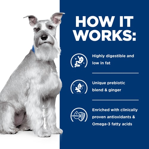 Hill's Prescription Diet | Alimento húmedo para perros Digestive Care i/d Low Fat (Pack de 6 latas de 369 g)