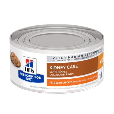 Hill's Prescription Diet | Alimento húmedo para gatos Kidney Care k/d (Pack de 6 latas de 156 g)