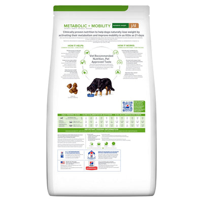 Hill's Prescription Diet | Alimento seco para perros Metabolic + Mobility j/d