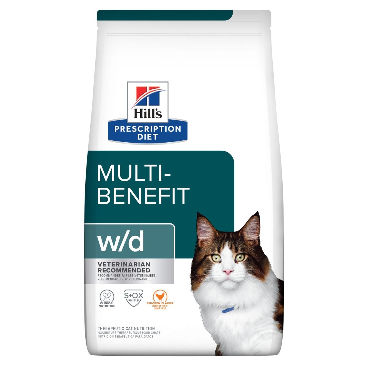 Hill's Prescription Diet | Alimento seco para gatos Multi-Benefit w/d