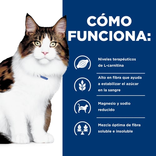 Hill's Prescription Diet | Alimento seco para gatos Multi-Benefit w/d