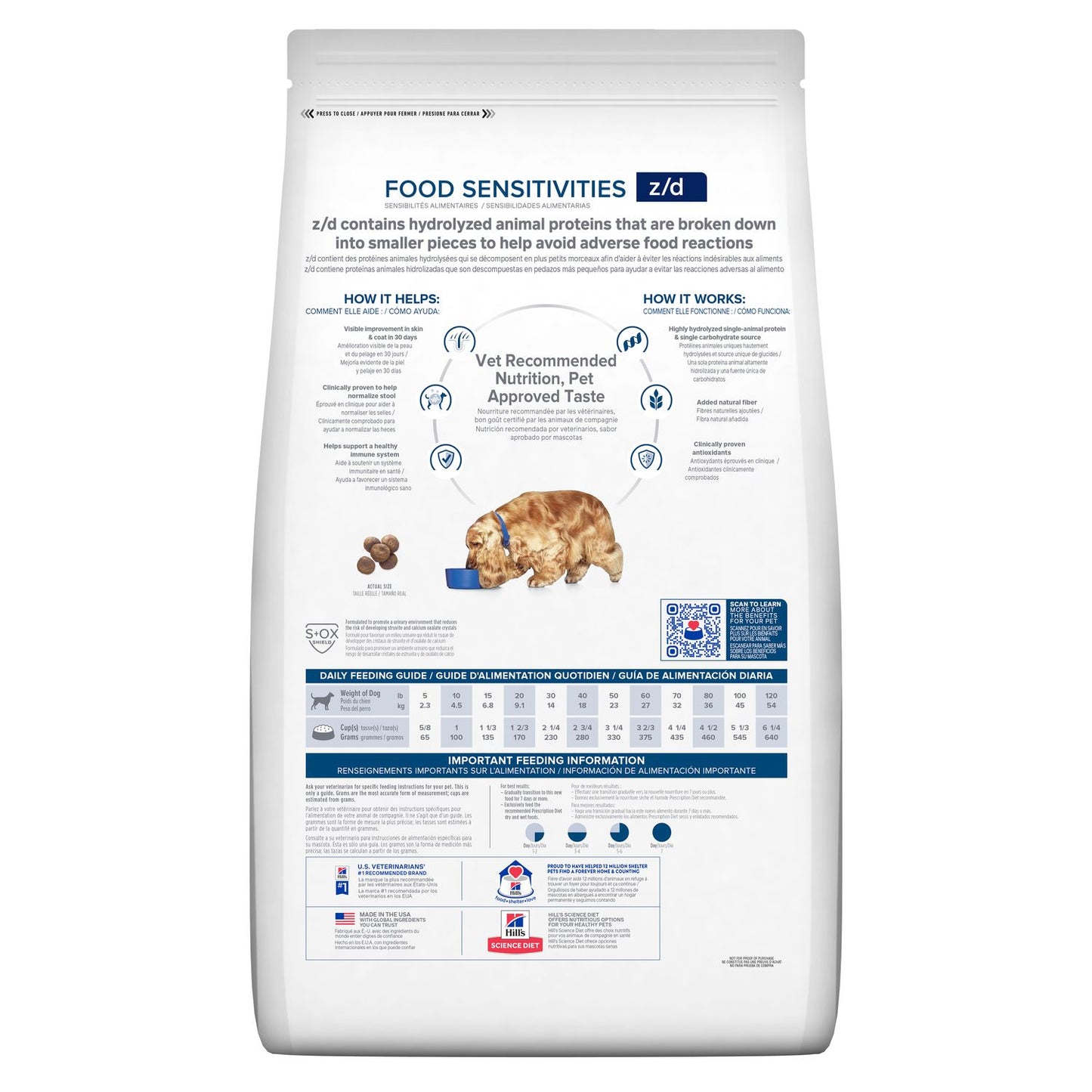 Hill's Prescription Diet | Alimento seco para perros Food Sensitivities z/d