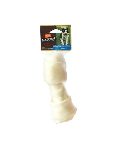 Hartz — hueso de carnaza natural snack masticable para perros — M/L