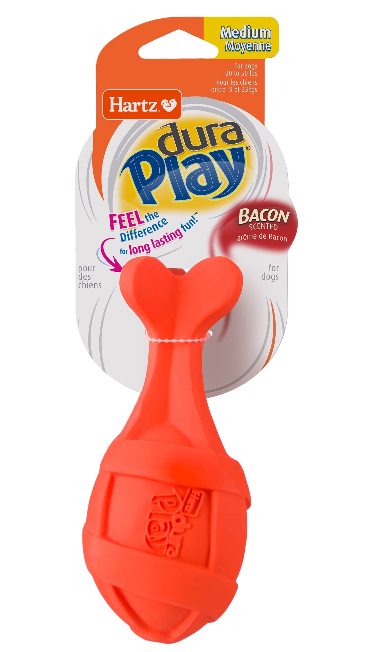 Hartz — Dura Play Rocket juguete de látex para perros — Medium
