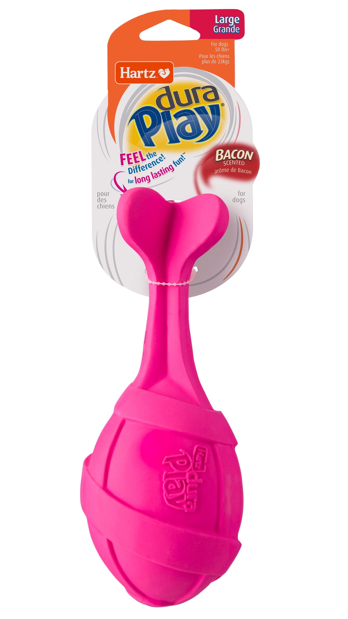 Hartz — Dura Play Rocket juguete de látex para perros — Large