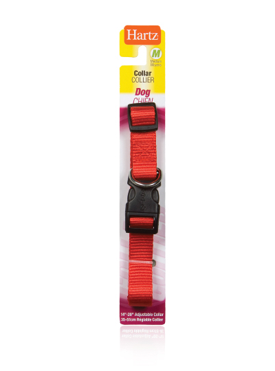 Hartz — collar ajustable para perros 14-20 pulgadas color entero