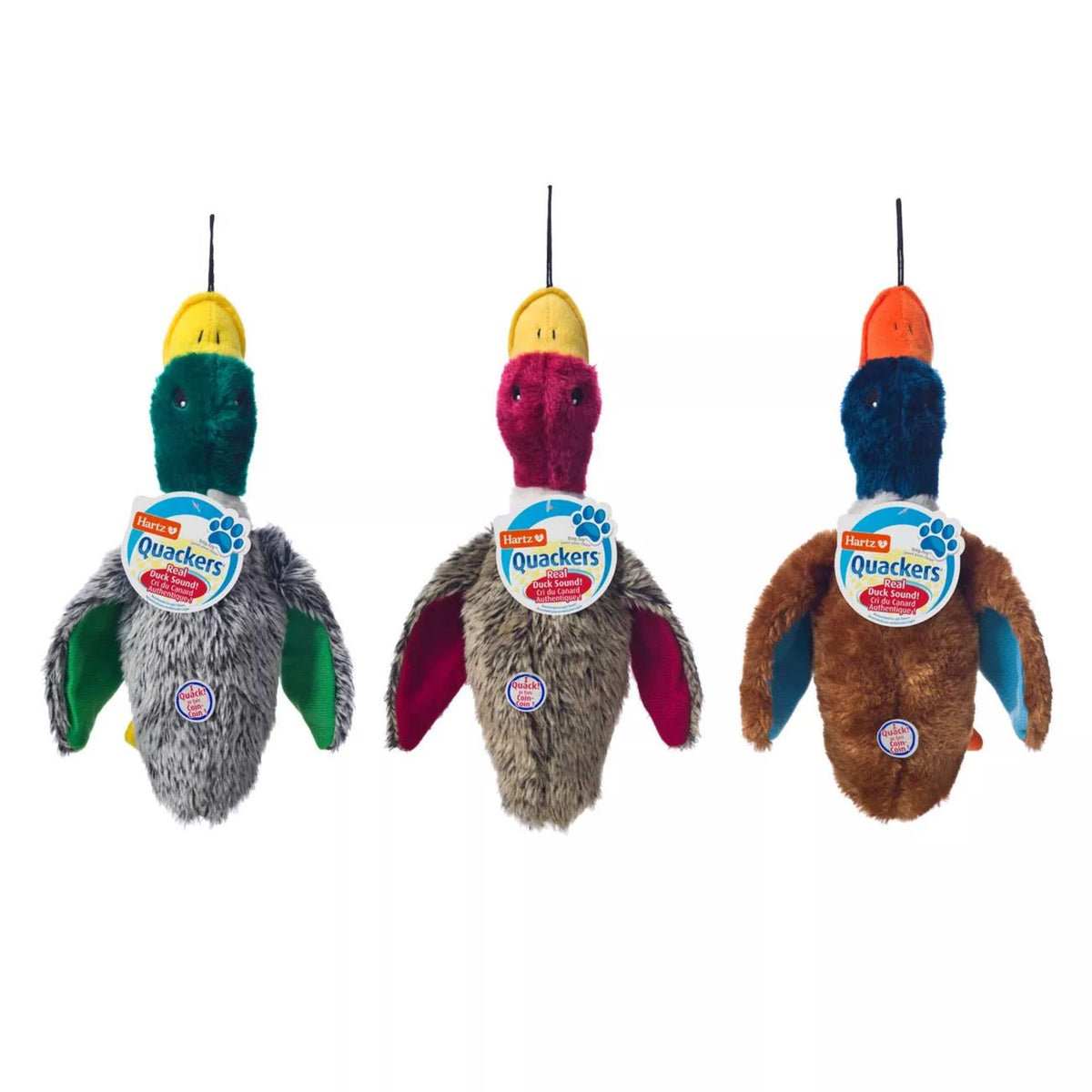 Hartz — Nature's Collection Quackers juguete para perros talla L
