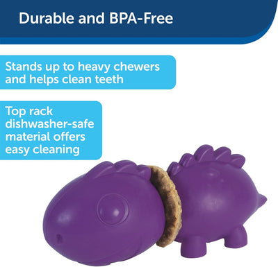 Petsafe — Busy Buddy Dinosaur Ring juguete portaanillos con carnaza para perros talla M