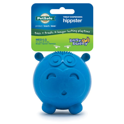 Petsafe — Busy Buddy Hippster juguete dispensador de premios para perros talla M/L