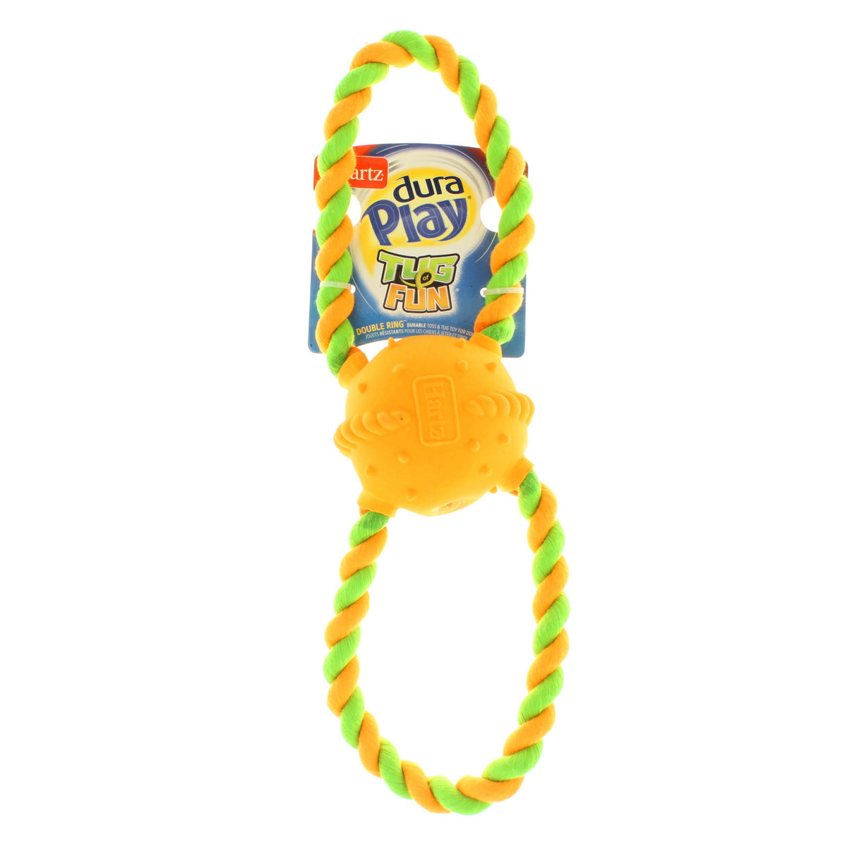 Hartz — Dura Play Double Ring juguete de látex de doble anillo para perros