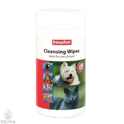 Beaphar Toallitas limpiadoras para perros y gatos, 100 unidades