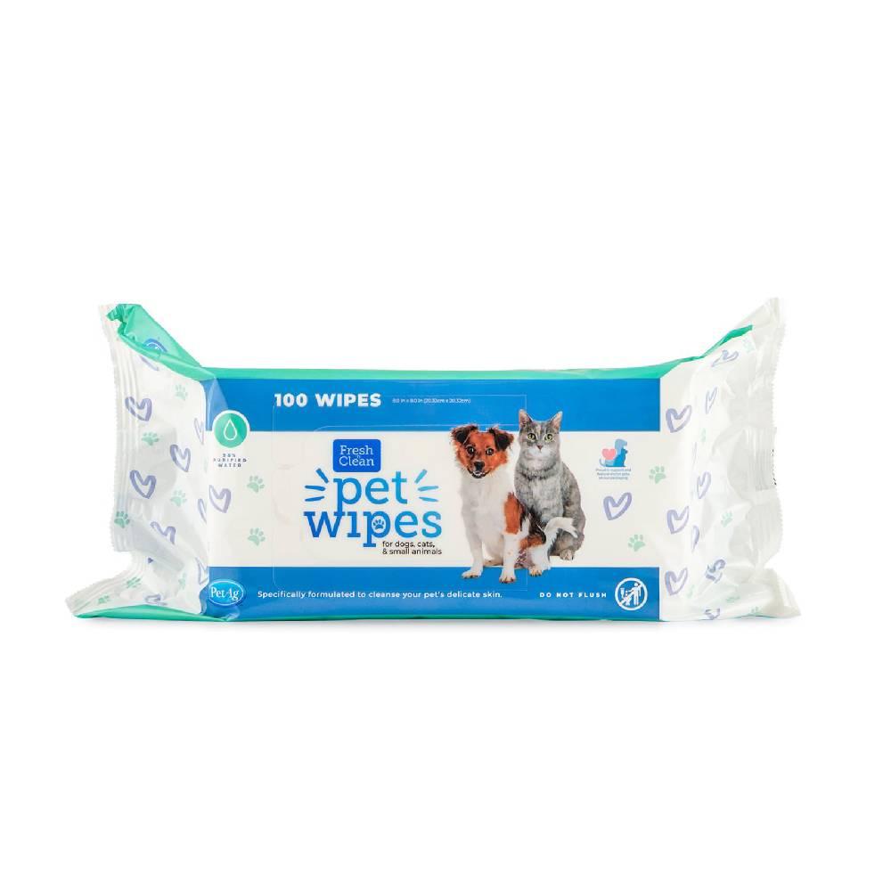 Pet-Ag — Fresh'n Clean toallitas húmedas para perros y gatos x 100