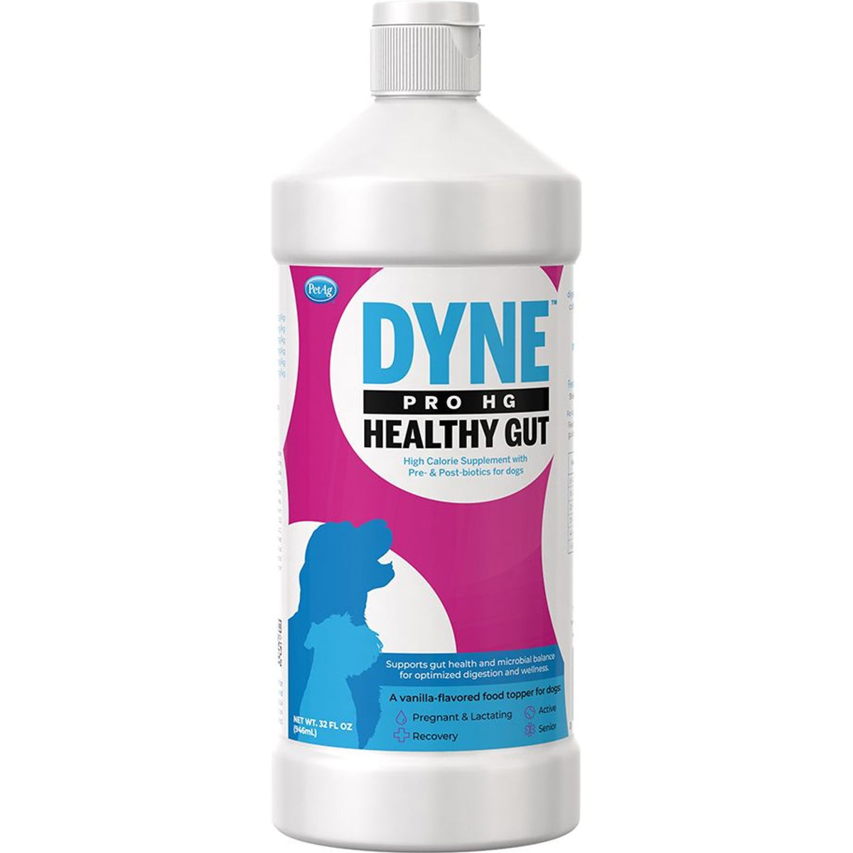 Pet-Ag — Dyne Pro HG suplemento líquido para la salud digestiva de perros — 946 mL