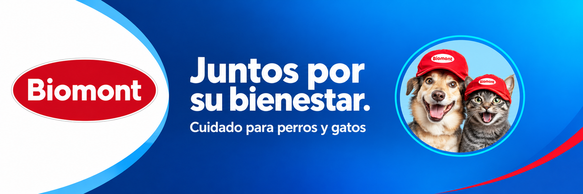 Biomont — Juntos por su bienestar. Cuidado para perros y gatos.