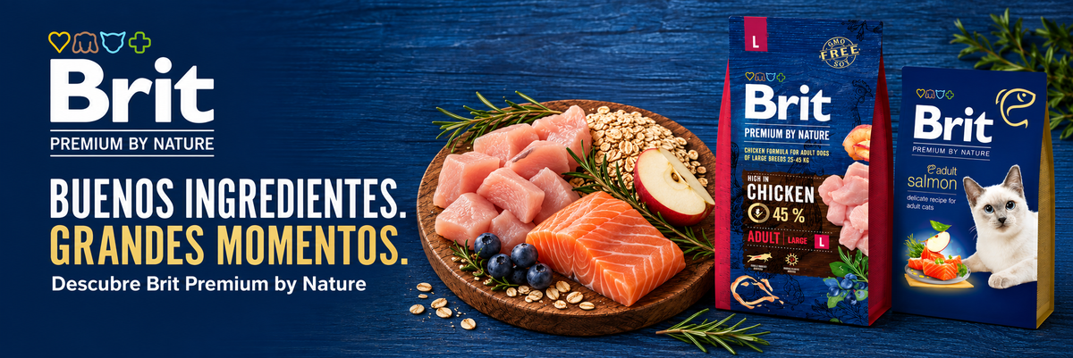 Brit Premium by Nature: buenos ingredientes, grandes momentos. Descubre Brit Premium by Nature.