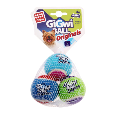 GiGwi Ball Originals | Pelotas de tenis para perros, pack de 3 — vista oficial adicional 1