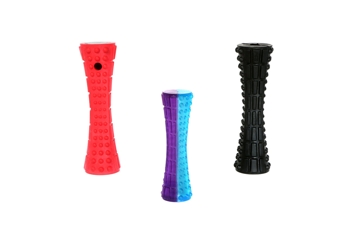 GiGwi | Juguete para perros Pequeño Johnny Stick 'sonido' morado/azul transparente — vista oficial adicional 1