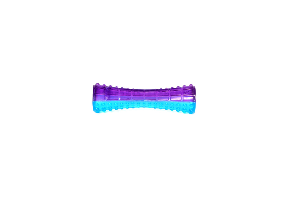 GiGwi | Juguete para perros Pequeño Johnny Stick 'sonido' morado/azul transparente — vista oficial adicional 2