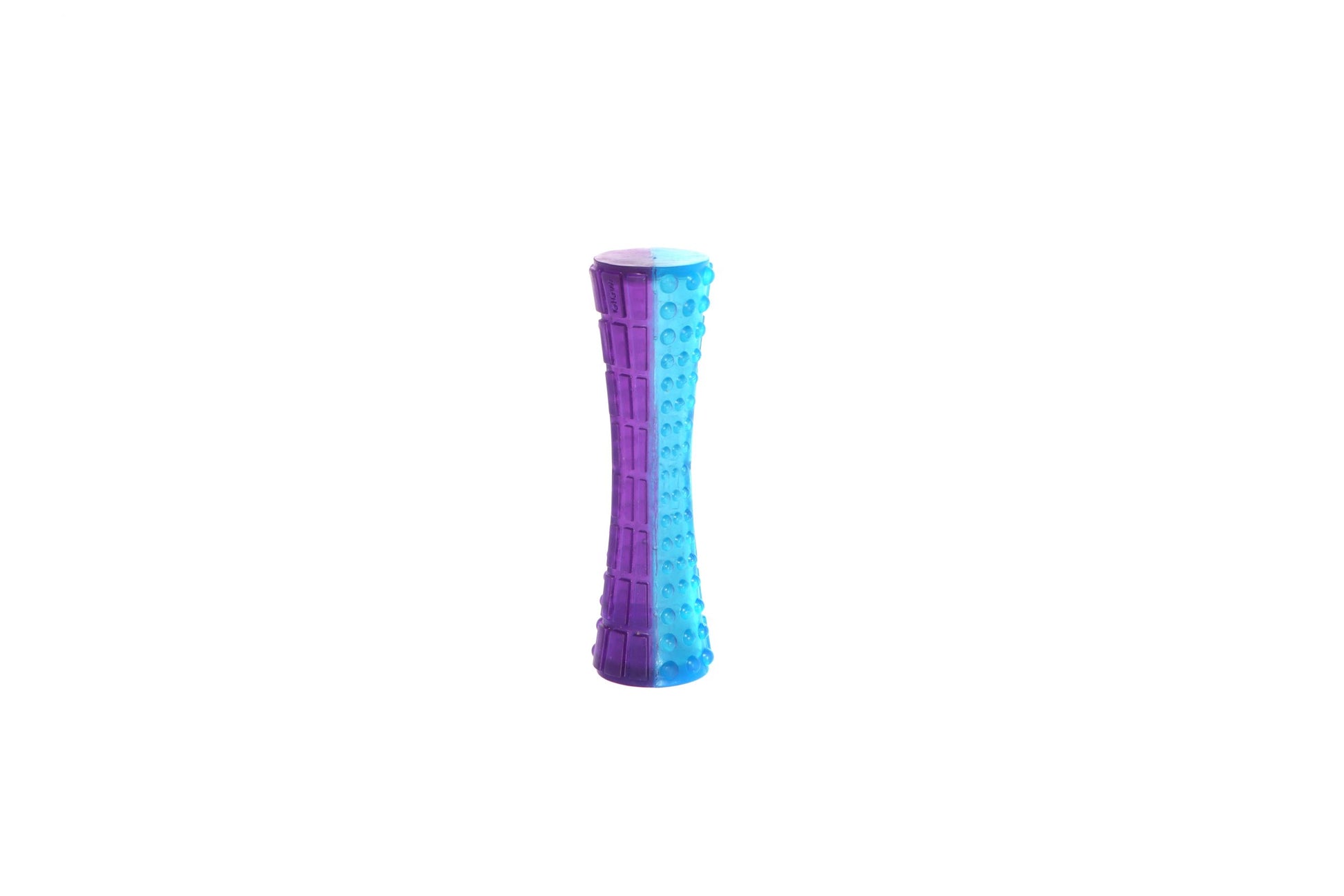 GiGwi | Juguete para perros Pequeño Johnny Stick 'sonido' morado/azul transparente — imagen oficial del producto