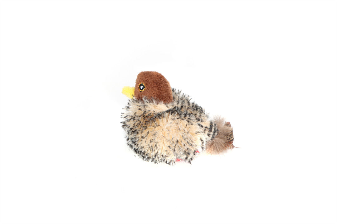 GiGwi | Juguete para gatos Pájaro 'Melody Chaser' sonido de pájaro y pluma — vista oficial adicional 1