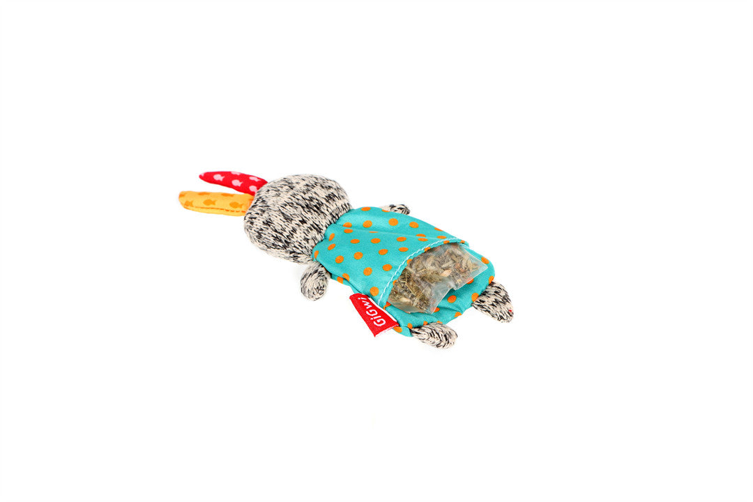 GiGwi Refillable Catnip | Conejo con 3 bolsitas de catnip para gatos — vista oficial adicional 1