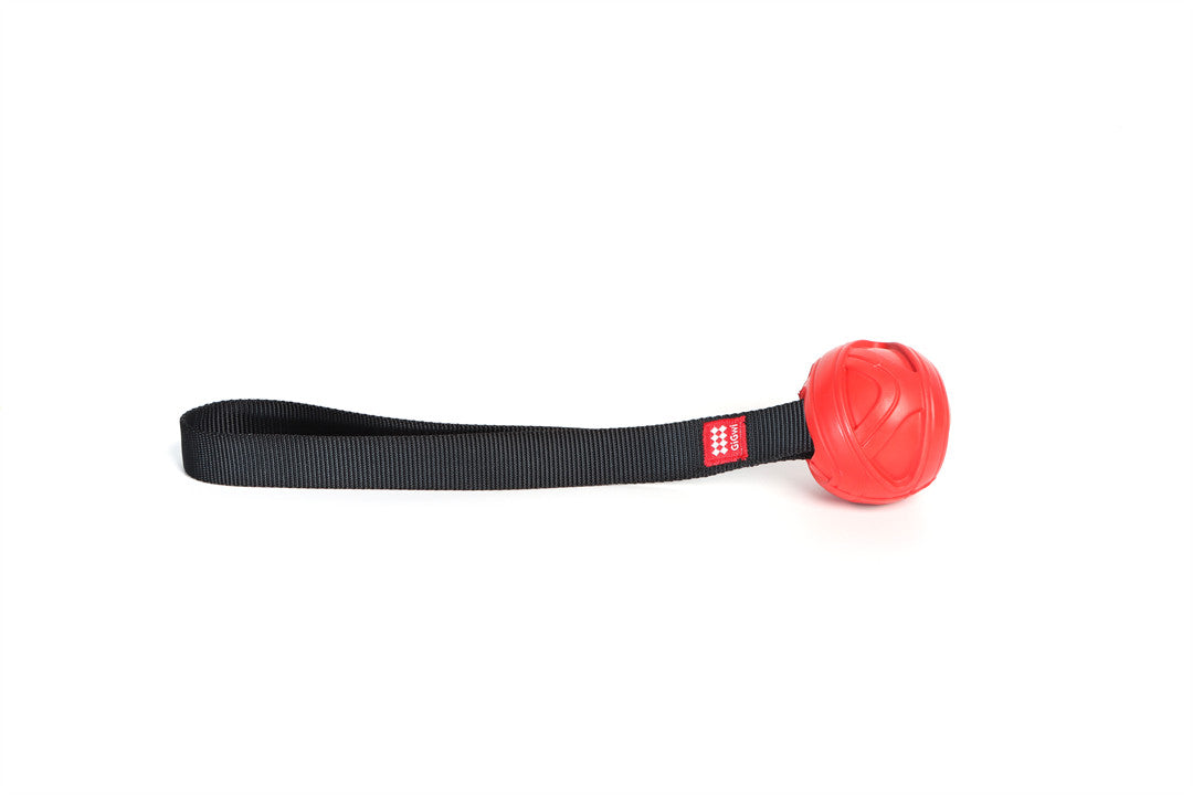 GiGwi | Juguete para perros Slinger pelota de caucho-rojo — vista oficial adicional 2