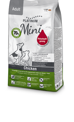 Platinum | Alimento seco para perros adultos de razas pequeñas Adult Chicken Mini