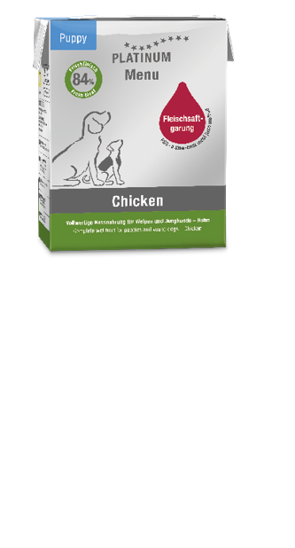 Platinum | Alimento húmedo para cachorros Menu Puppy Chicken, pollo