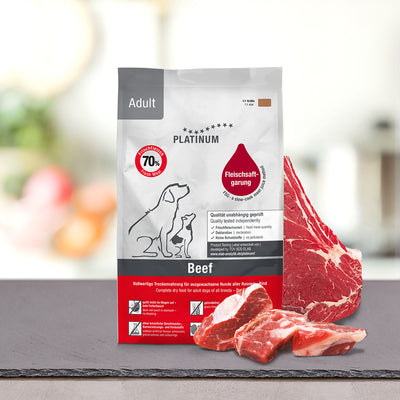 Platinum Adult Beef · bolsa de 1,5 kg (foto oficial)