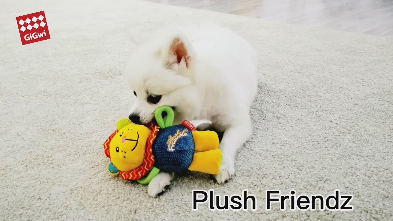 GiGwi Plush Friendz con sonido: video en español