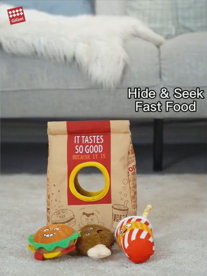 GiGwi Hide N' Seek Fast Food: video en español