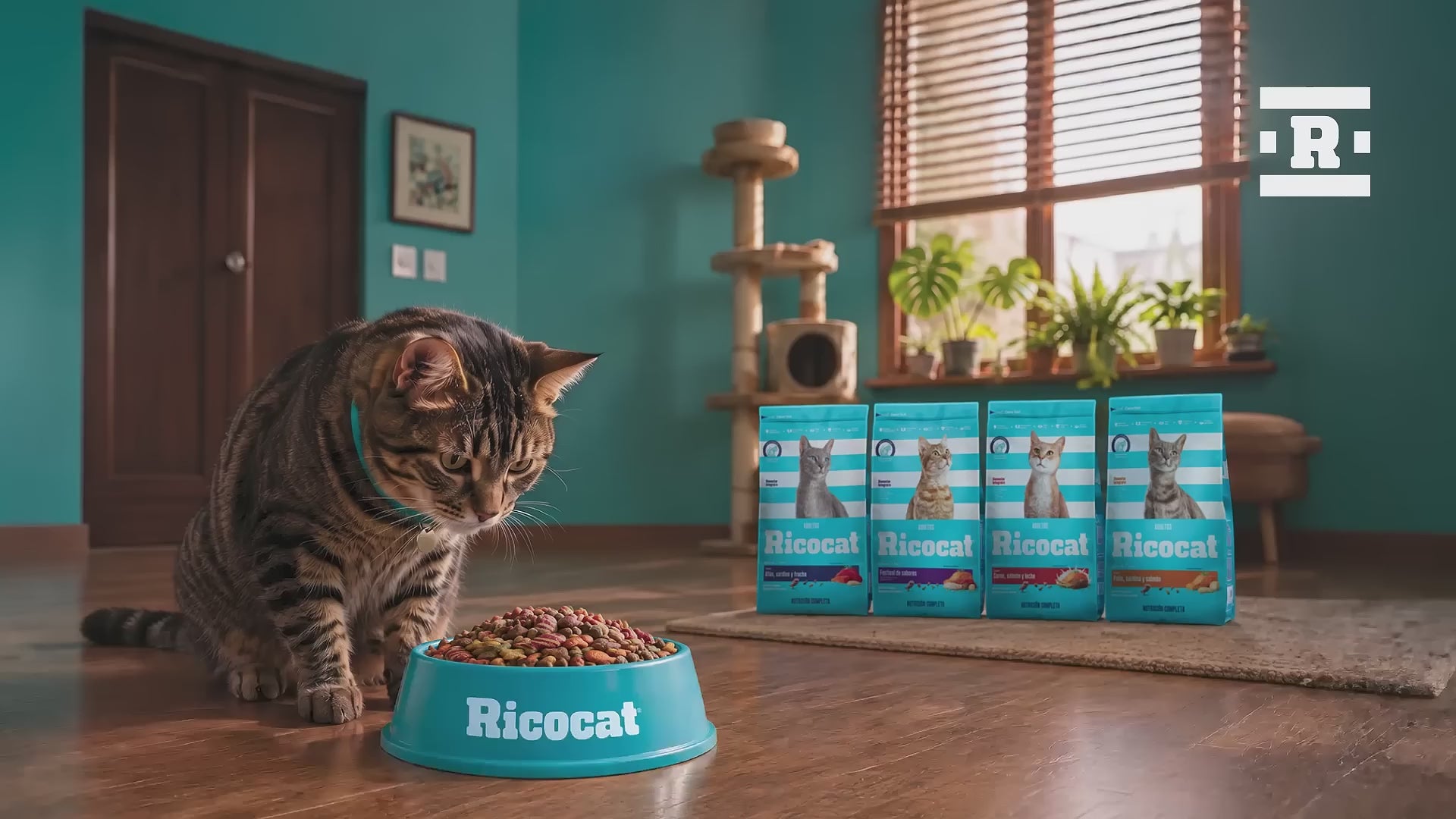 Ricocat alimentos secos para gatos adultos: variedad y beneficios en español.