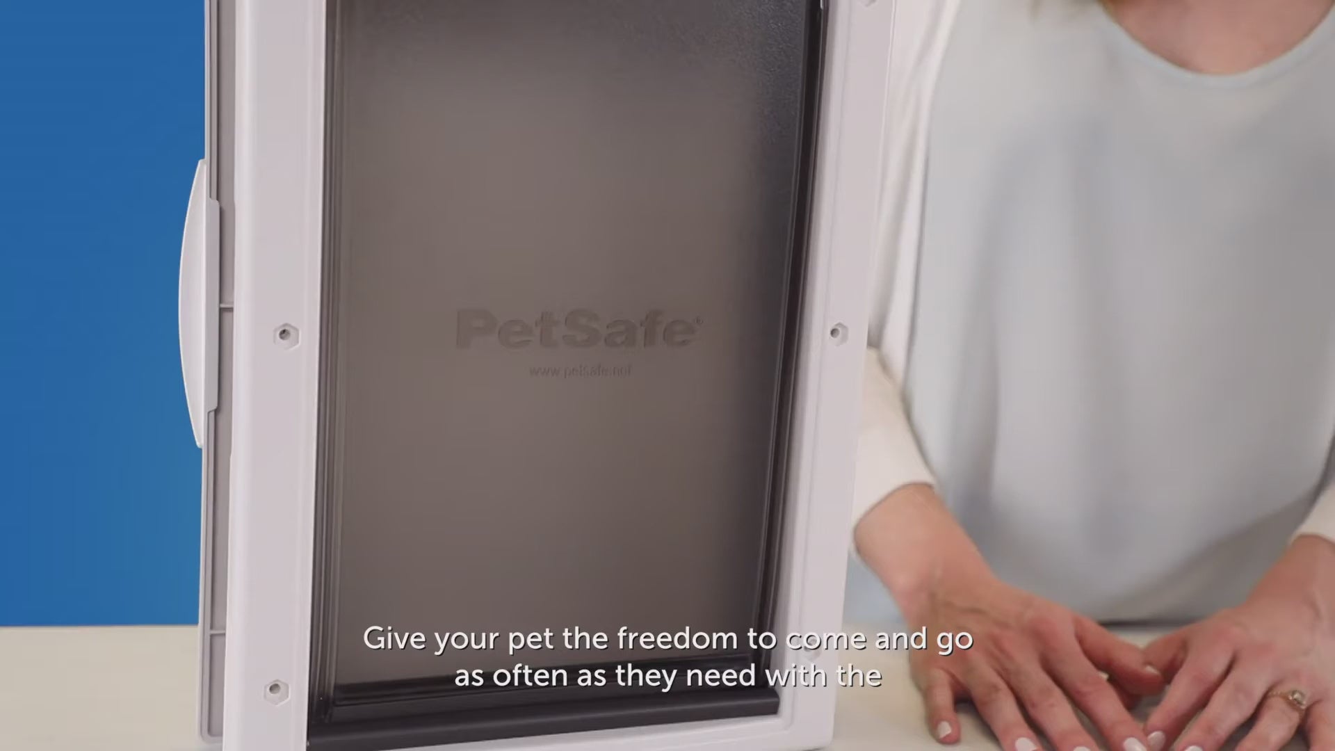 Plastic Pet Door for Dogs and Cats