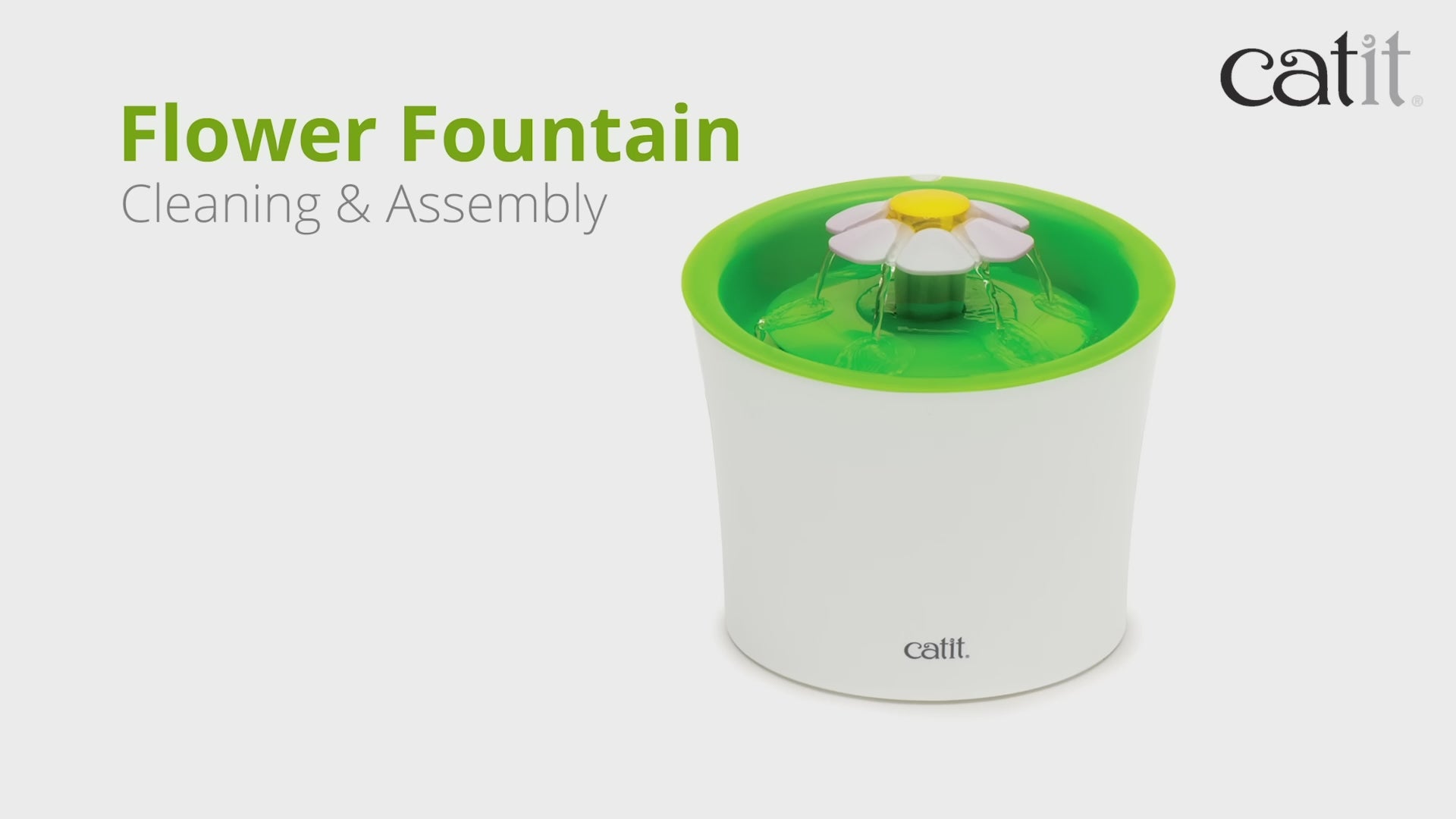 Catit - Flower Fountain - instructions & cleaning