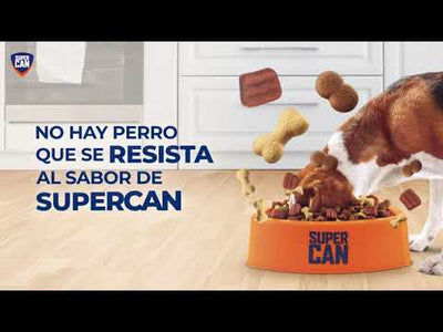 Supercan | Adultos razas medianas y grandes sabor carne y cereales