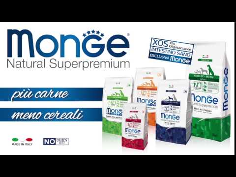Monge Natural Superpremium All Breeds Adult Monoprotein salmón con arroz · video oficial de Monge